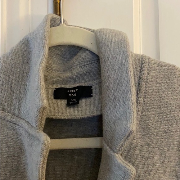 J. Crew Gray Cardigan Sweater - Picture 3 of 3
